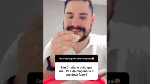 Sou Cristão e acho que o meu Pastor é maçon o que faço?