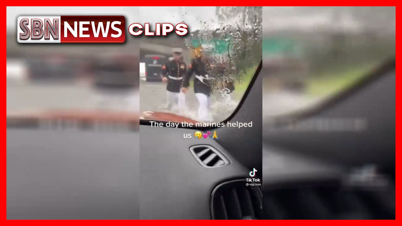 Marines Help a Woman Stranded in Floodwater in Heartwarming Viral Video - 3916