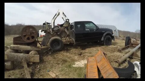 DESTROYING A FORD RANGER!! Rock crusher epic fail