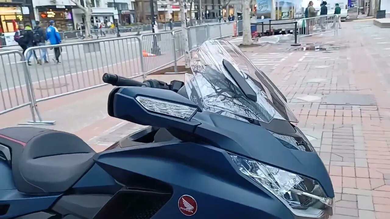 the new 2022 Honda Goldwing