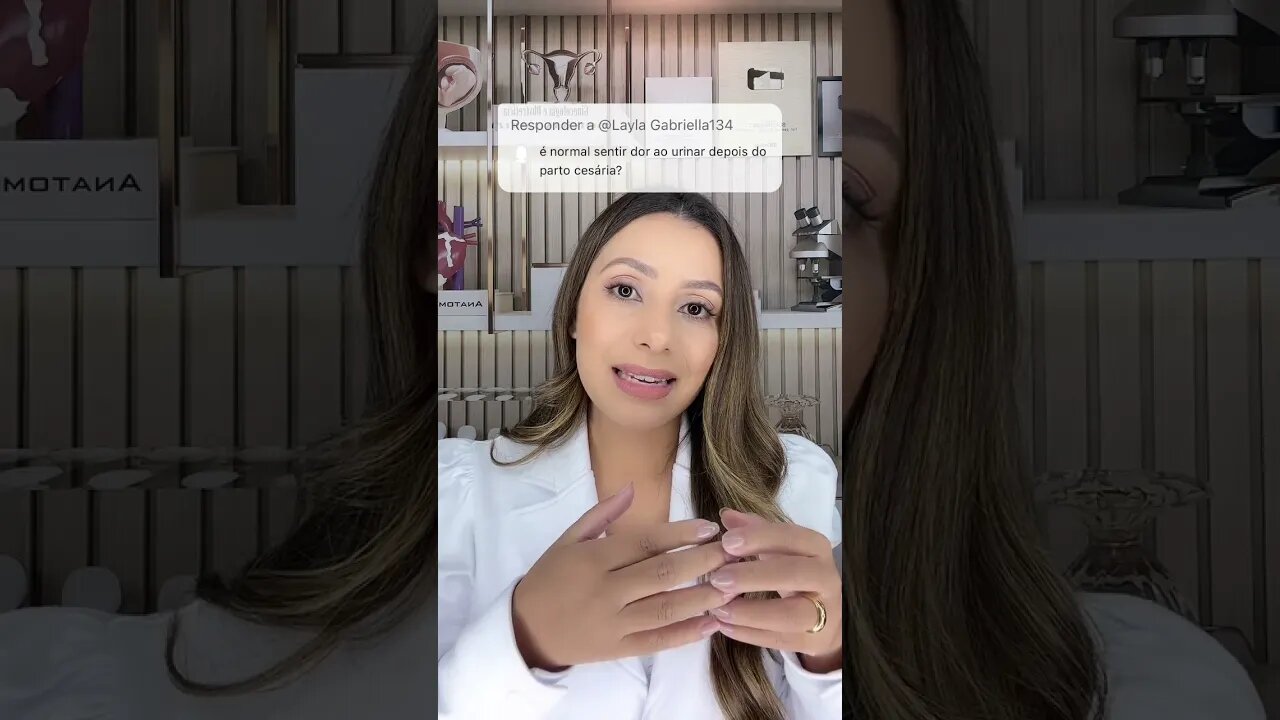 É normal sentir dor ao urinar depois da Cesária?