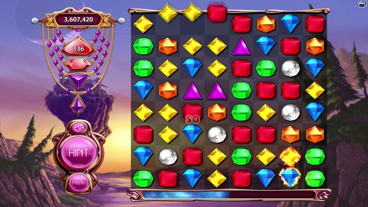 Bejeweled 3 - Endless Zen - Level: 136