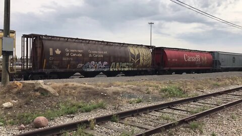 CP Grain Departing Alyth Westbound