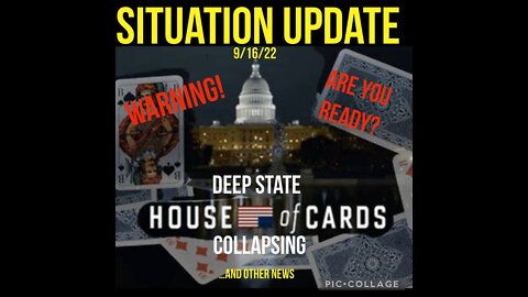 Situation Update 9/16/22 ~ President Trump In DC, Be Prepared