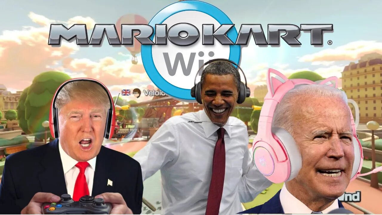 The Presidents Play Mario Kart Wii 12