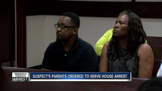 Parents of accused Seminole Heights killer held in contempt of court, ordered to house arrest