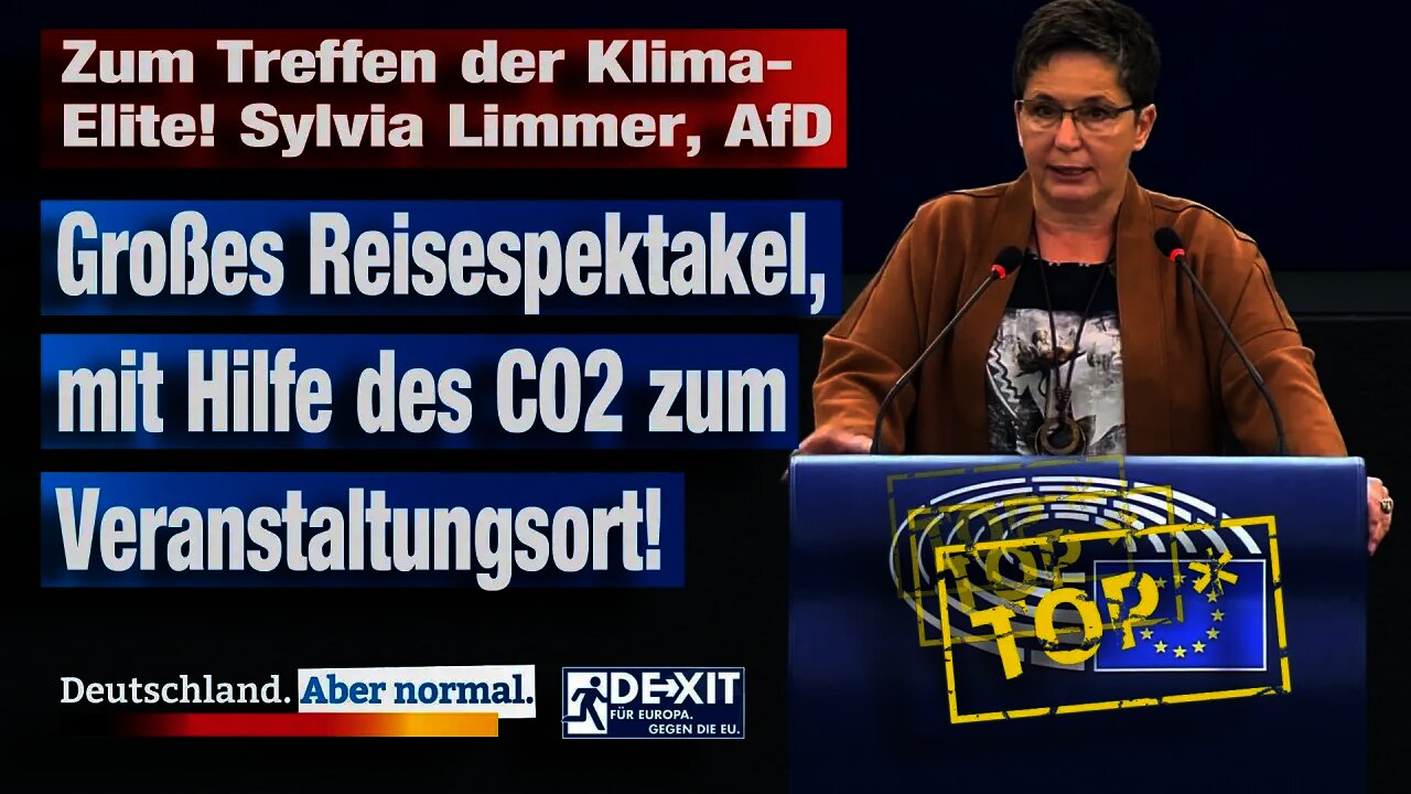 Zum Treffen der Klima-Elite! Sylvia Limmer, AfD