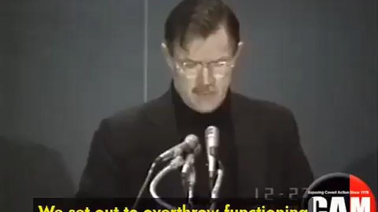 "We've killed at least 6 million people." - CIA whistleblower John Stockwell (1989)