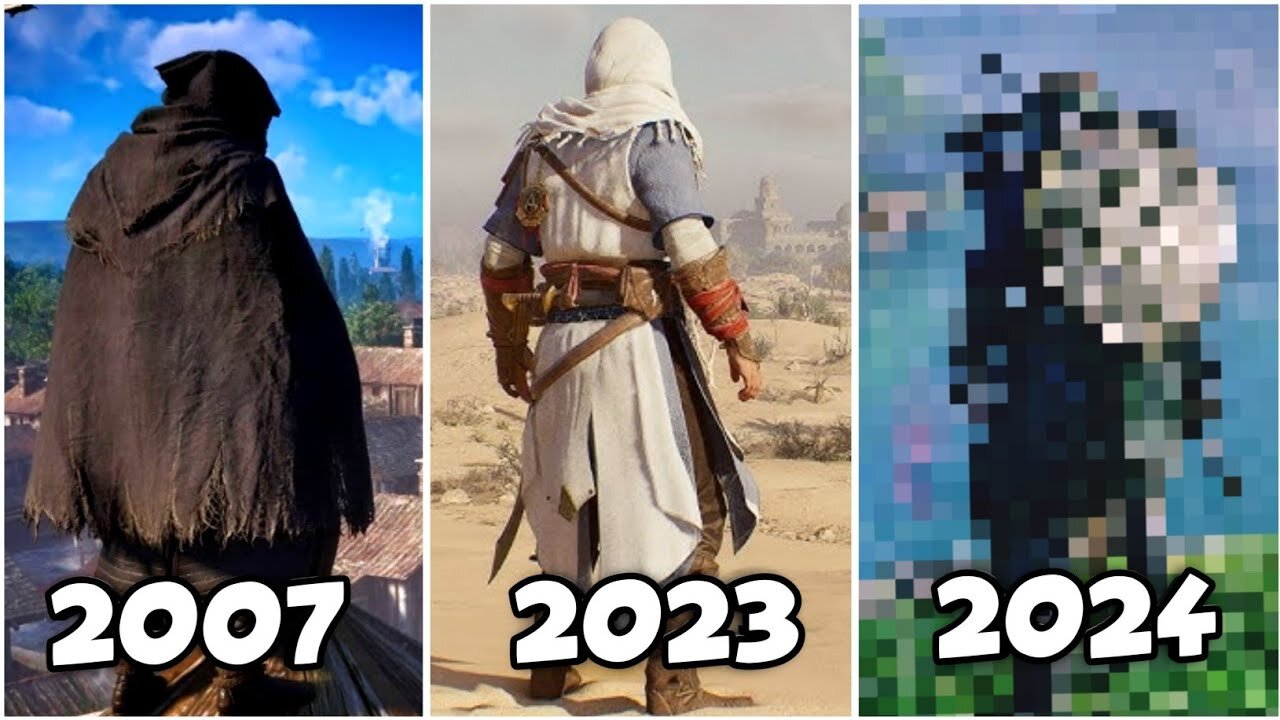 Evolution Of Parkour In Assassin's Creed Games #assassinscreed #assassinscreedmirage