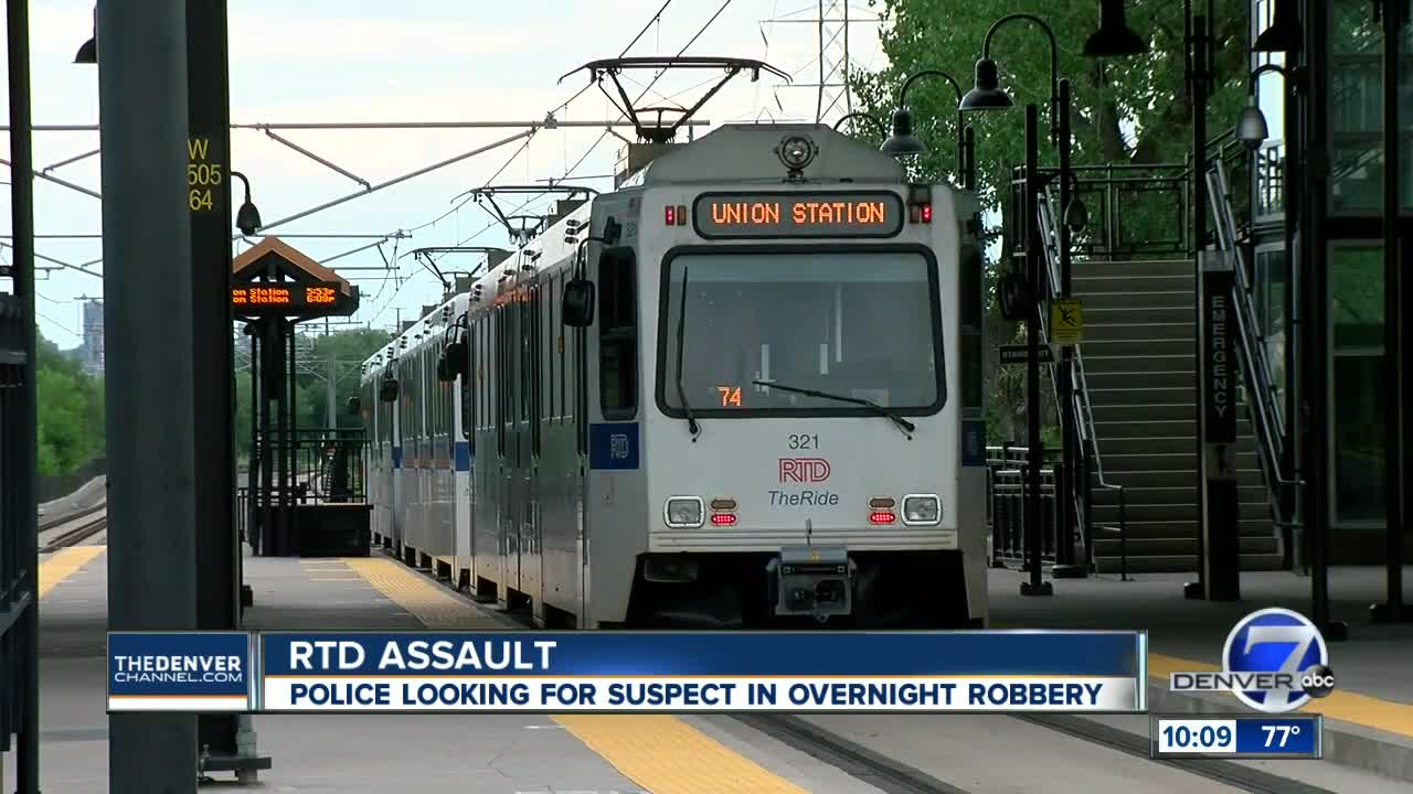 Woman robbed on RTD train, and then sexually assaulted, police say