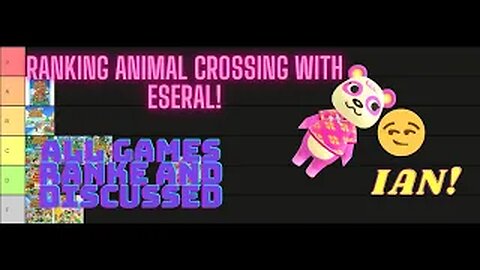 Animal Crossing Games Tier List With Eseral. Pinky Simps Unite.