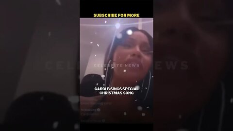 CARDI B SINGS SPECIAL CHRISTMAS SONG - BEST CHRISTMAS SONGS 2022