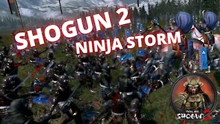 Total War Shogun 2: NINJA STORM - Hattori Ninja vs Samurai Army