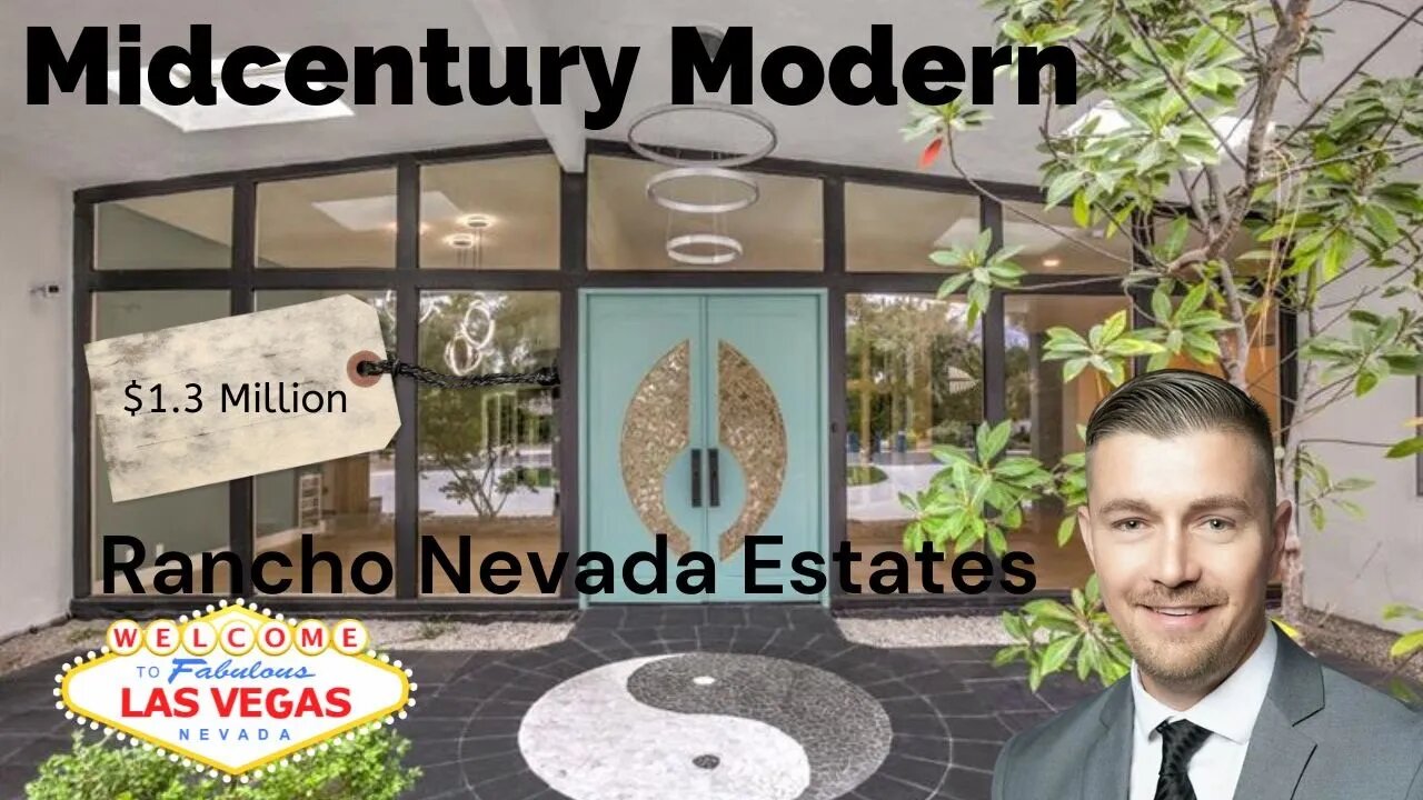 Midcentury Modern Las Vegas design Rancho Nevada Estates 89107