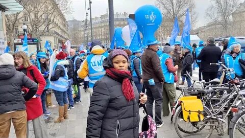 Avant l'heure - Grève interprofessionnelle contre la Réforme des Retraites - Le 14 Janv. 23