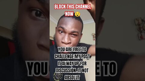 Block this channel now #israelconflict