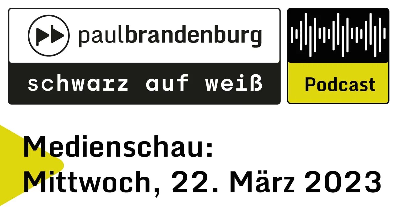 Medienschau: Mittwoch, 22. März 2023