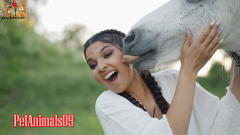 Horse lover nice girl , The Girls Go Horse Camping !