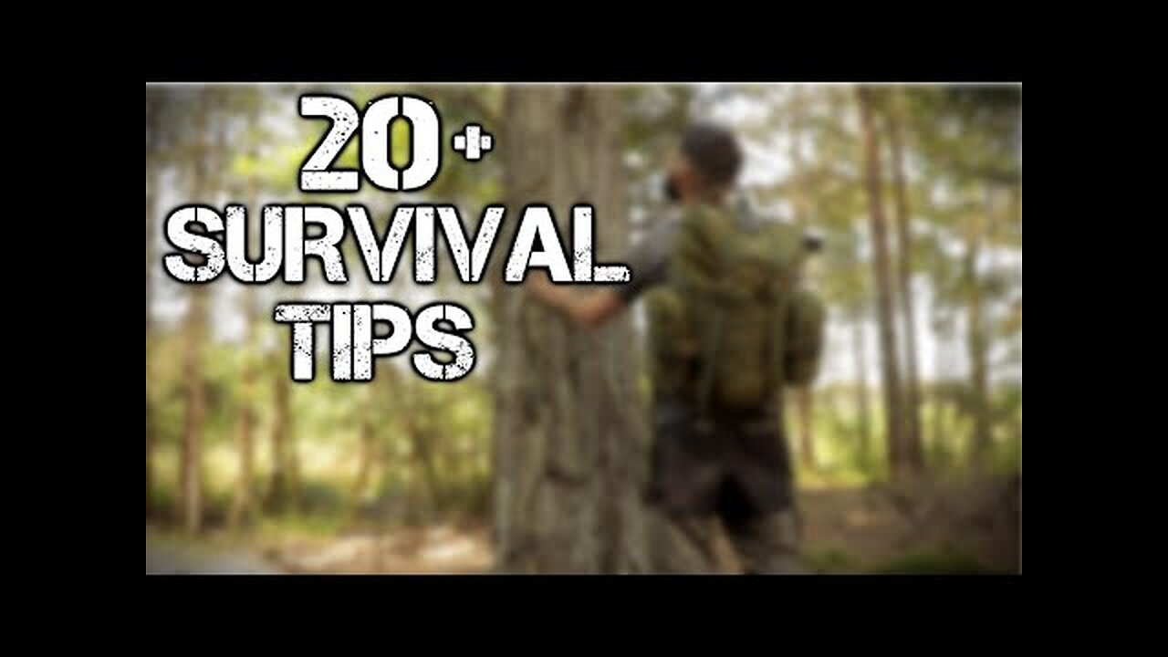 20 Wilderness Survival Tips and Bushcraft Skills