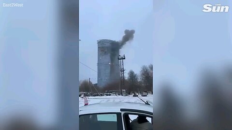 Russian Skyscraper Hit by Drone Strikes in Shocking Attack