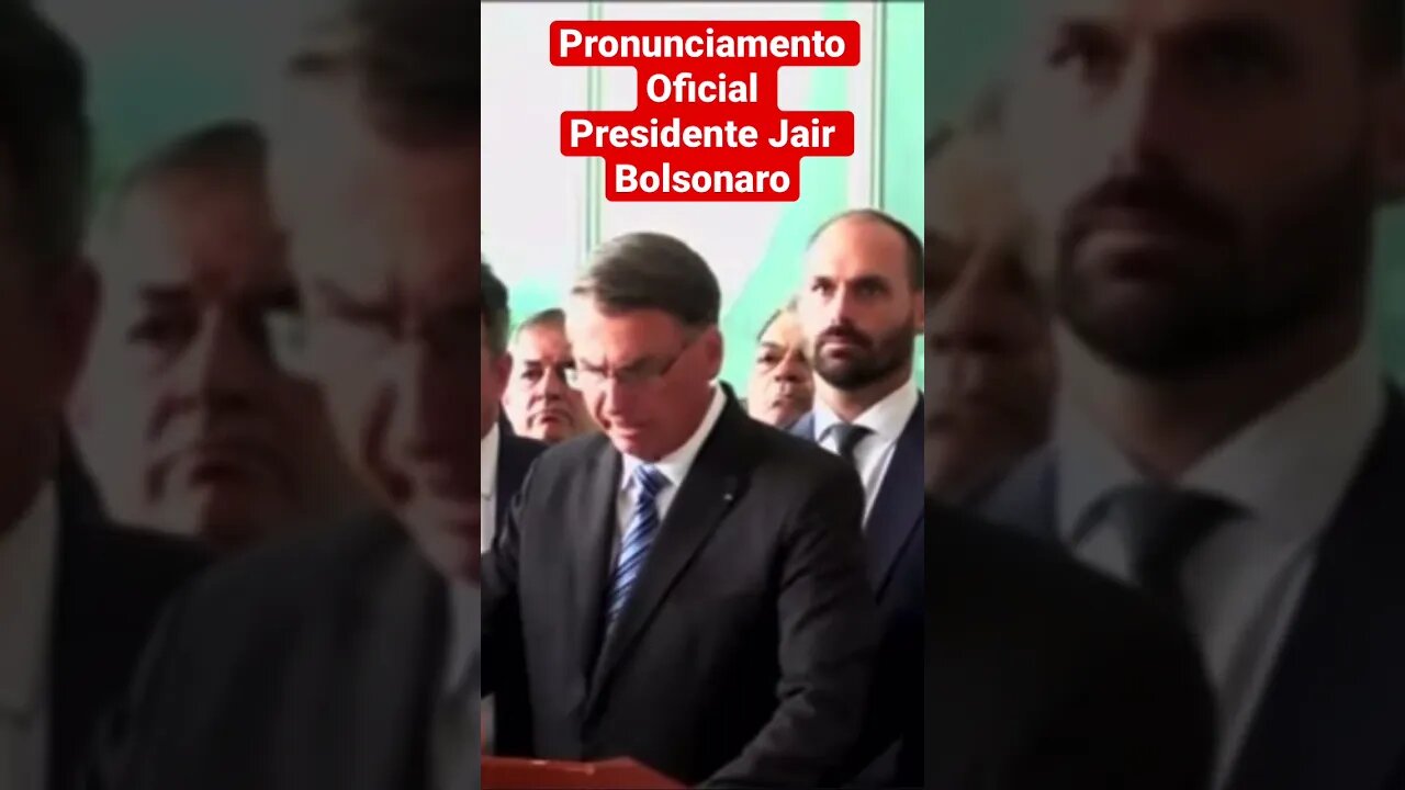 Pronunciamento Oficial🔵 Jair Bolsonaro #noticias #bolsonaro