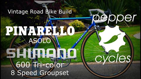 Pinarello Asolo x Shimano 600 Tricolour - Vintage Road Bike Build