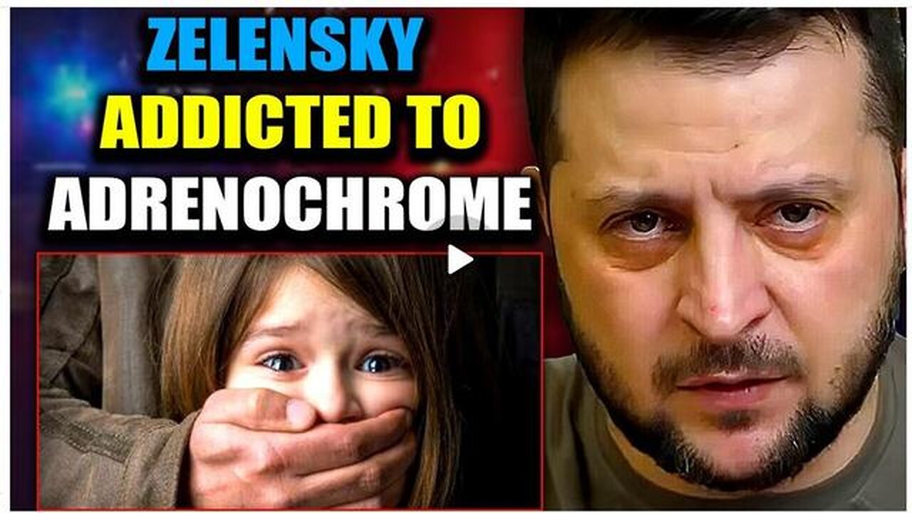 THE ELITES ARE ALL HOOKED ON ADRENOCHROME KIDS GLOOD