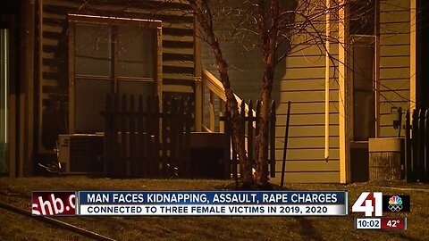 Man faces kidnapping, assault, rape charges