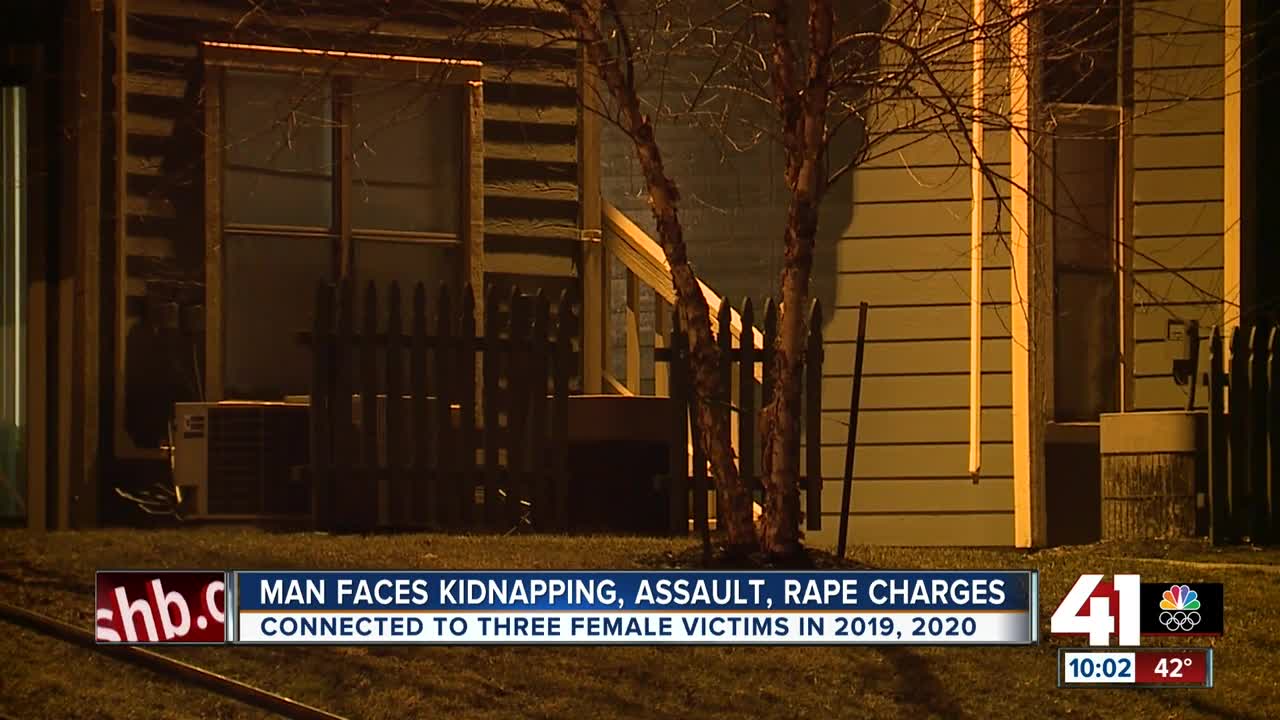 Man faces kidnapping, assault, rape charges