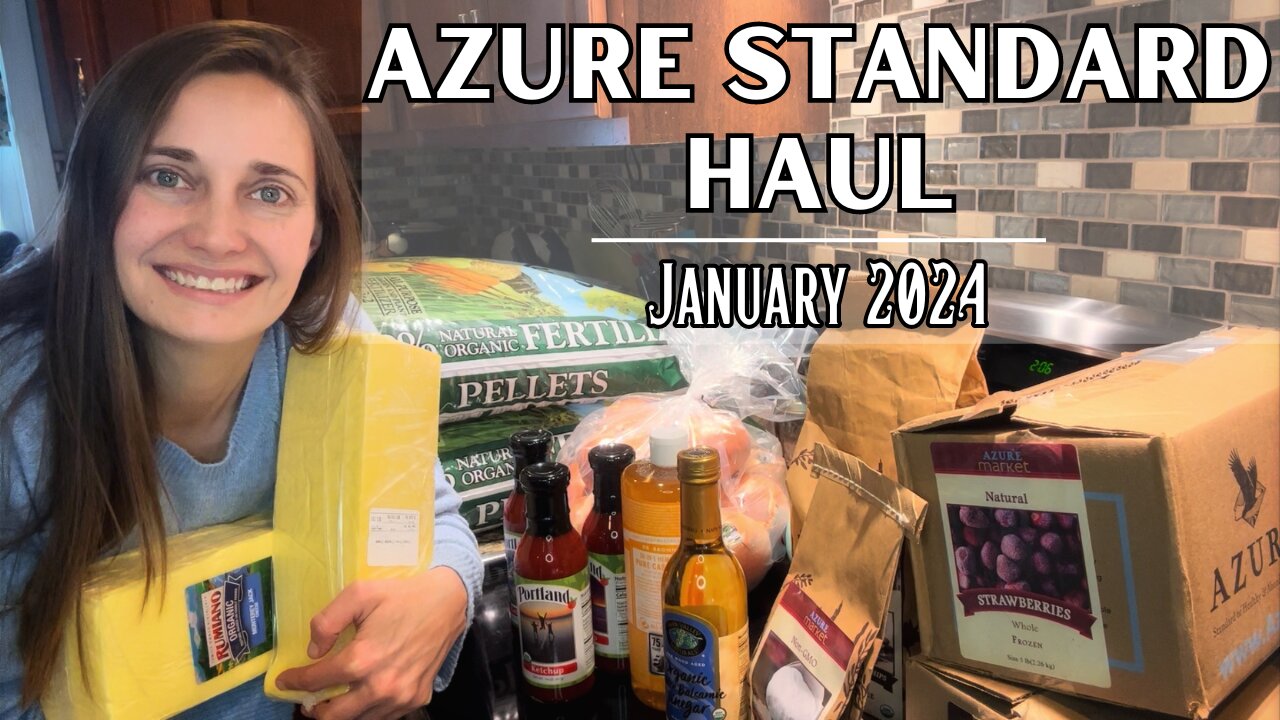 Azure Standard Haul (Organic Grocery Order) January 2024