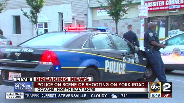 Portion of York Road shut down due to shooting investigation