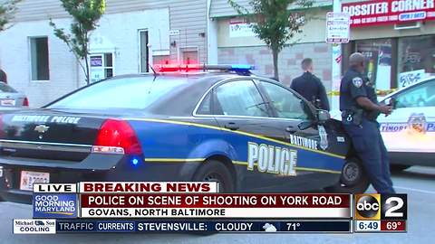 Portion of York Road shut down due to shooting investigation