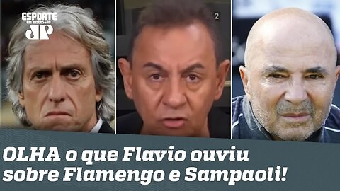 "Reza a lenda que..." Flavio Prado REVELA o que ouviu sobre Flamengo e Sampaoli!