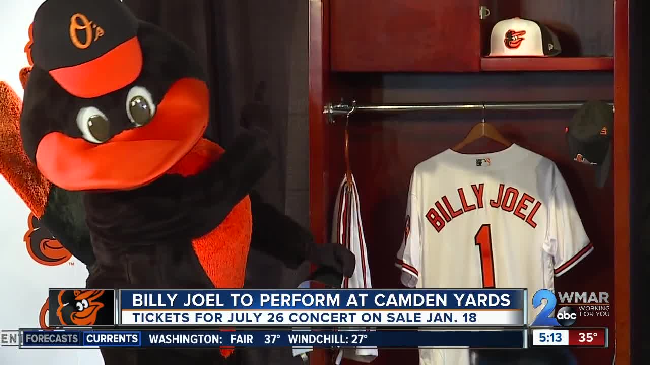 Billy Joel to perform first-ever concert at Camden Yards in July 2019