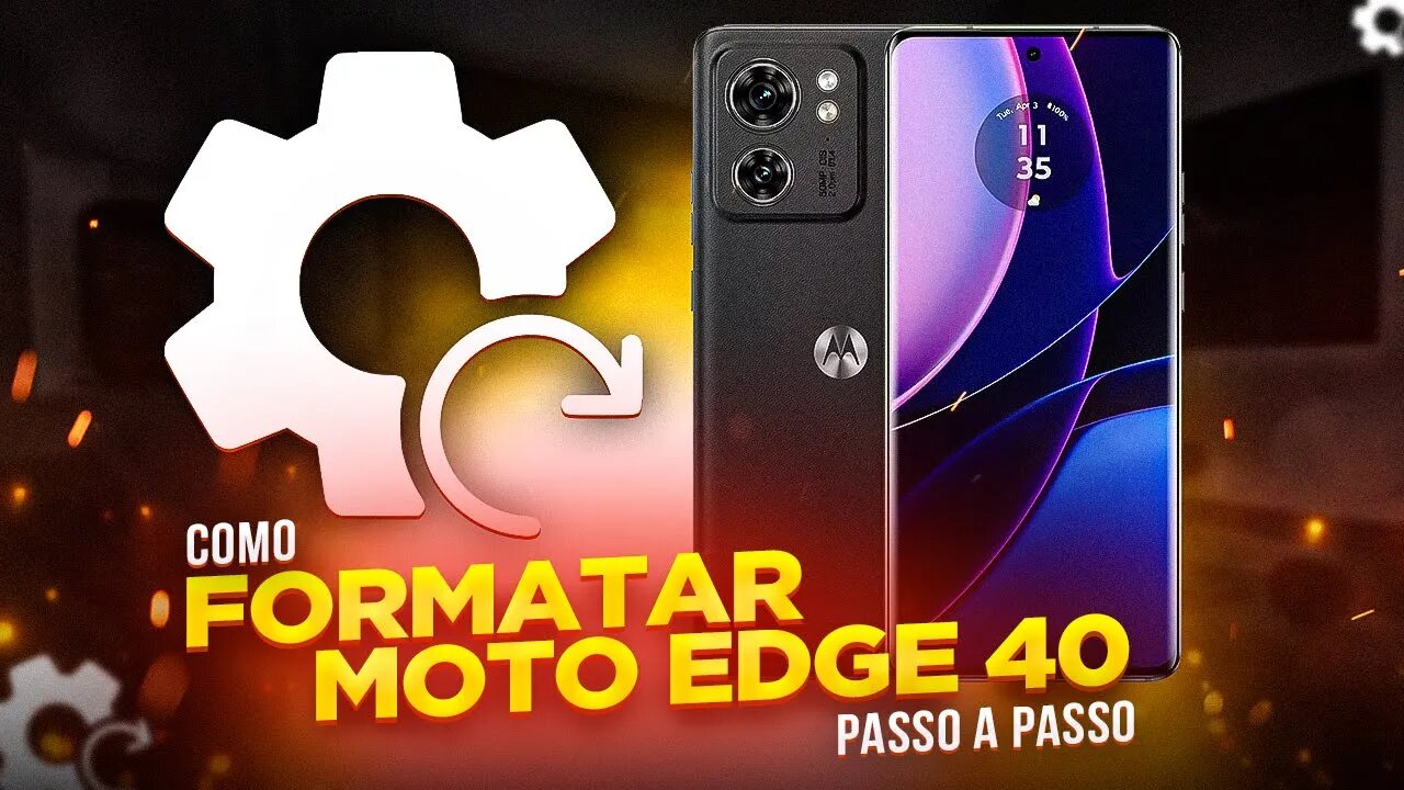 VOANDO!! Como FORMATAR MOTO EDGE 40 (PASSO A PASSO)