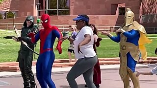 MARVEL SUPERHEROES DO JENNY ORTEGA ‘WEDNESDAY’ DANCE