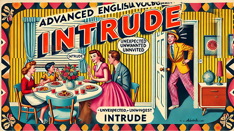 Vocabulary and Pronunciation "INTRUDE" Advanced English