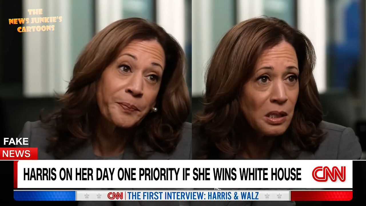 Kamala cooks a giant word salad when asked a specific question about what she would do on Day 1 if elected as POTUS. She has no clue.