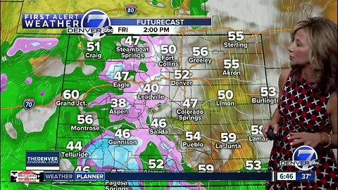 Friday morning forecast