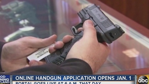 Online handgun application opens January 1