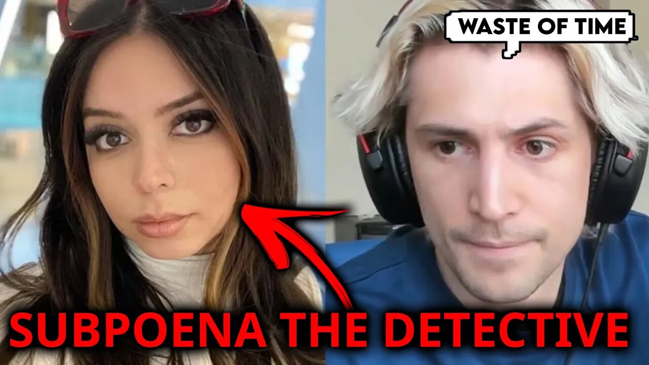 Adetp Subpoenas a Detective to Testify against XQC in Divorce