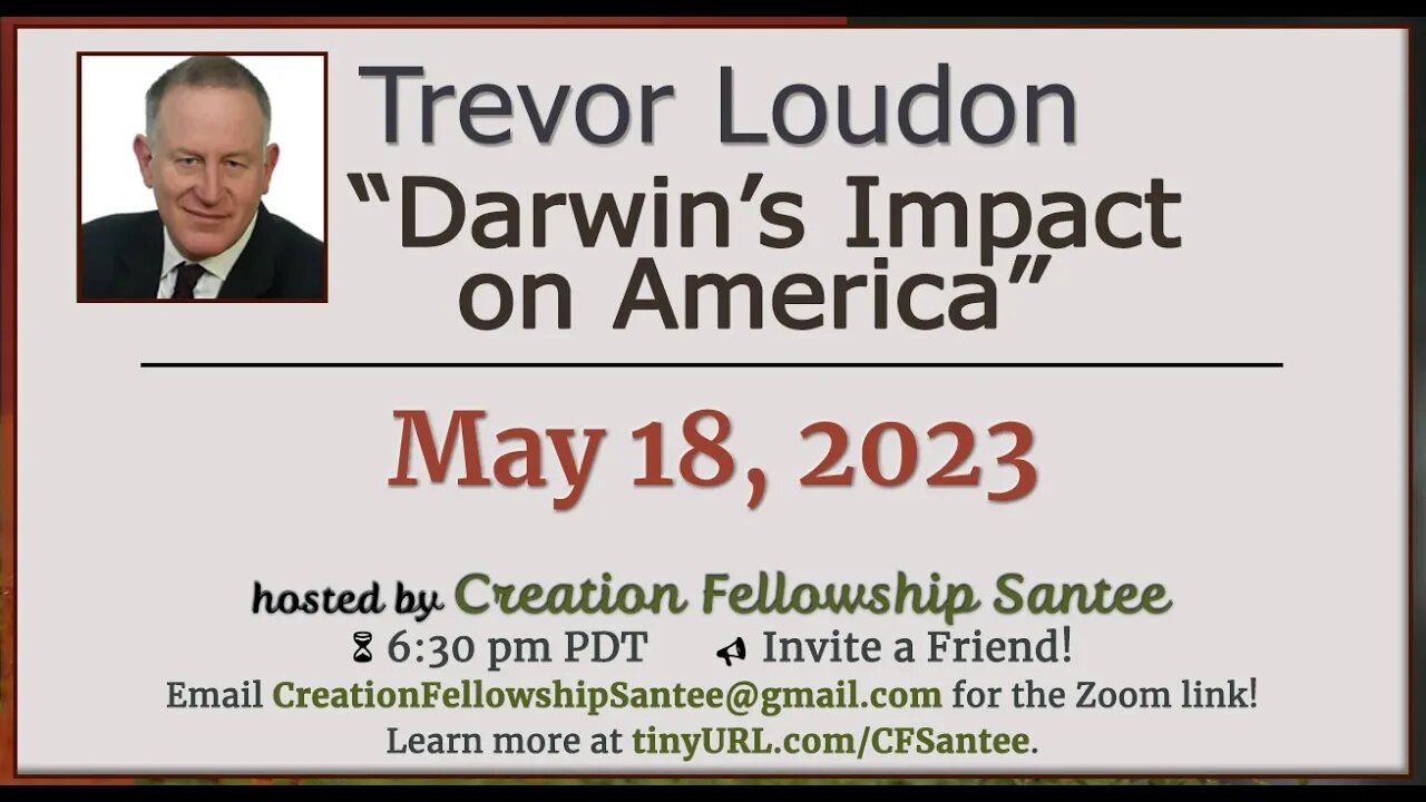 Darwin’s impact on America with Trevor Loudon