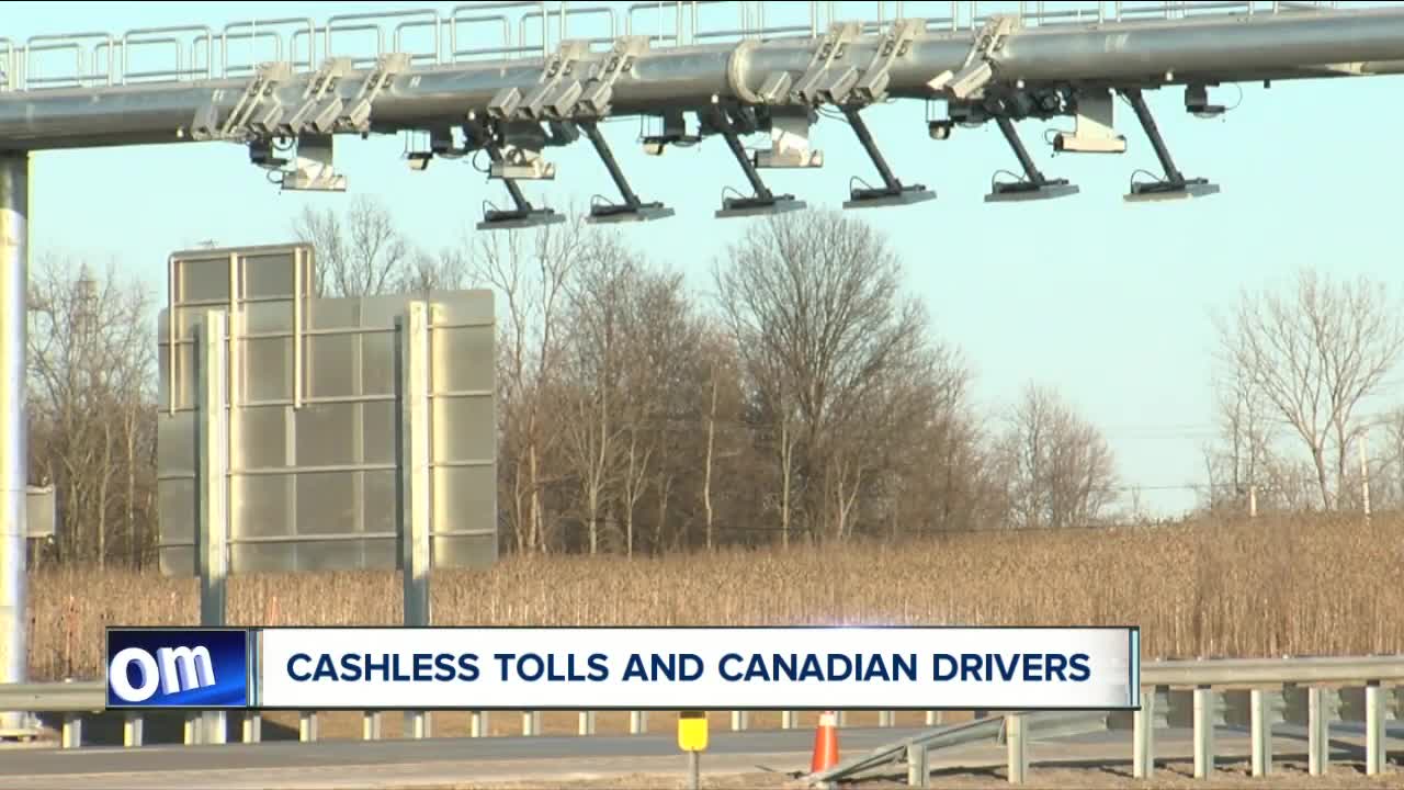 Do cashless tolls affect Canadian drivers?