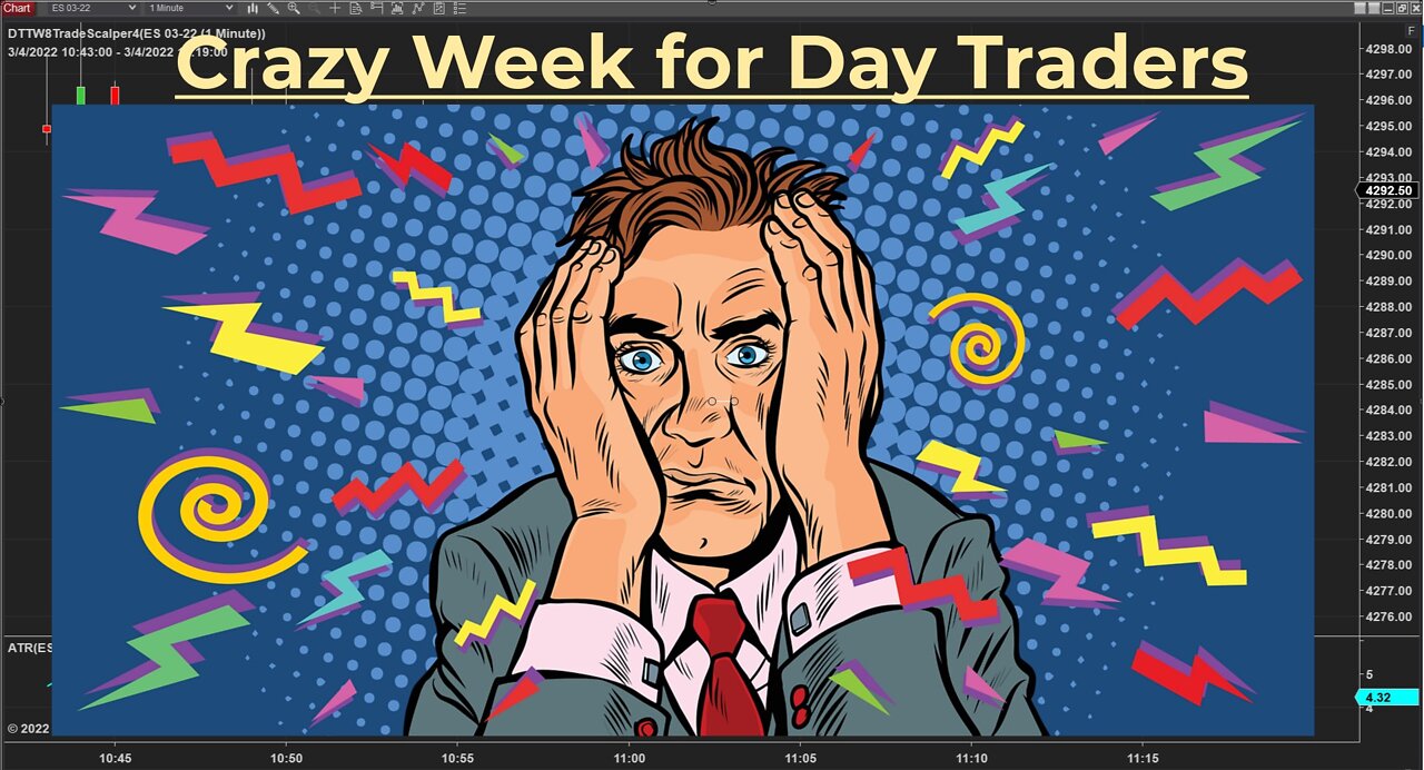 Trade Scalper Trading In Action - Crazy Week for Day Traders 💥