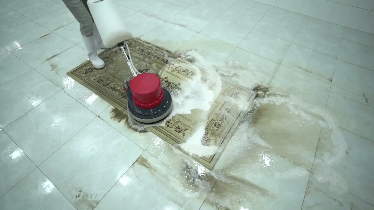 Unbelievable dirty carpet cleaning | ASMR rug washing that makes you relax