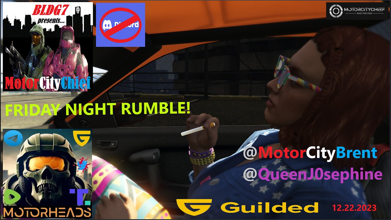 MotorCityChief Live Friday Night Rumble! w/ QueenJ0sephine #DitchDiscord BLDG7 GTAO