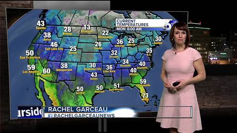 Warm, windy to start the new work week, then the bottom drops out on Wednesday!