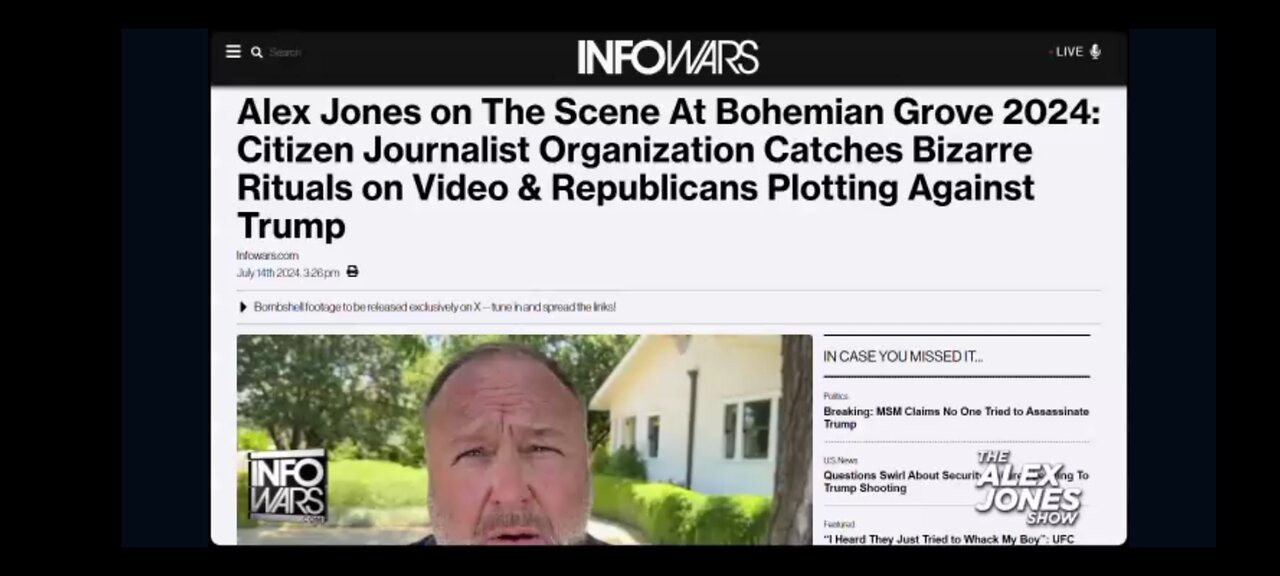 Bohemian Grove exposed Republican officials plotting against Trump.