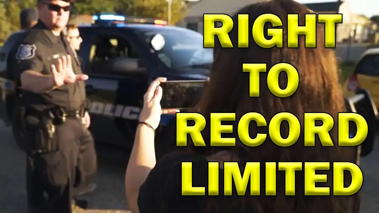 Citizens’ Right To Record Police Is Limited - LEO Round Table S06E06c