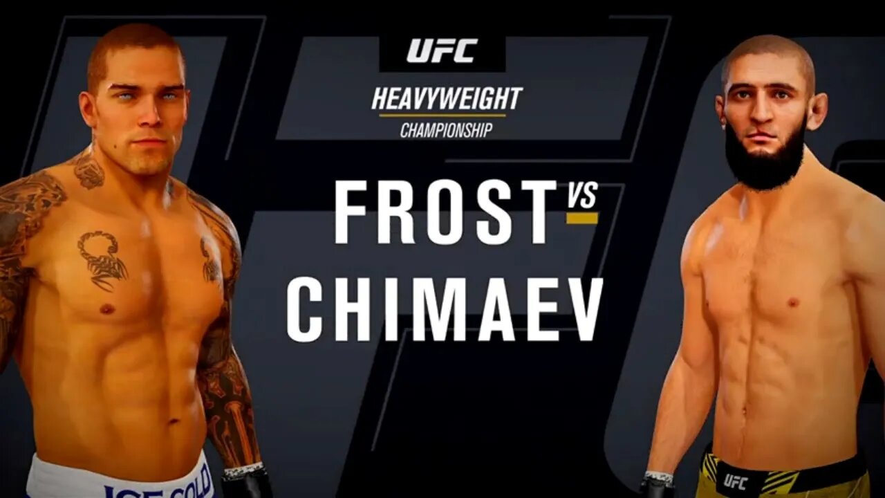 EA Sports UFC 4 Gameplay Khamzat Chimaev vs Isaac Frost